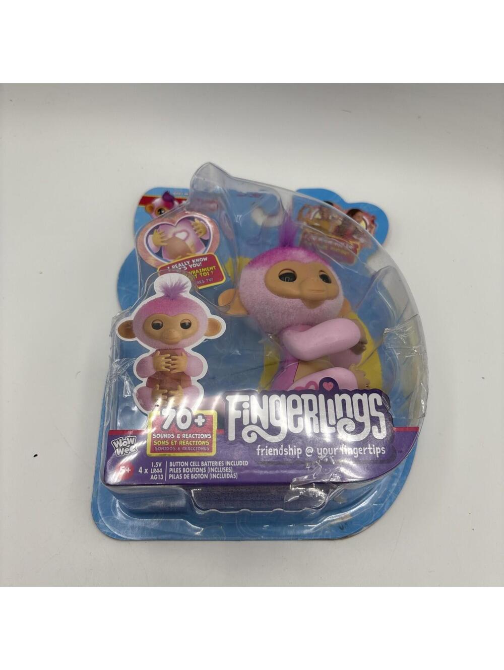 2022 FINGERLINGS Harmony Pink Baby Monkey 70+ Sounds & Reactions - Picture 2 of 5